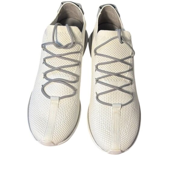 Eileen Fisher Shoes - Eileen Fisher White Knit Lace-Up Sneakers For Women